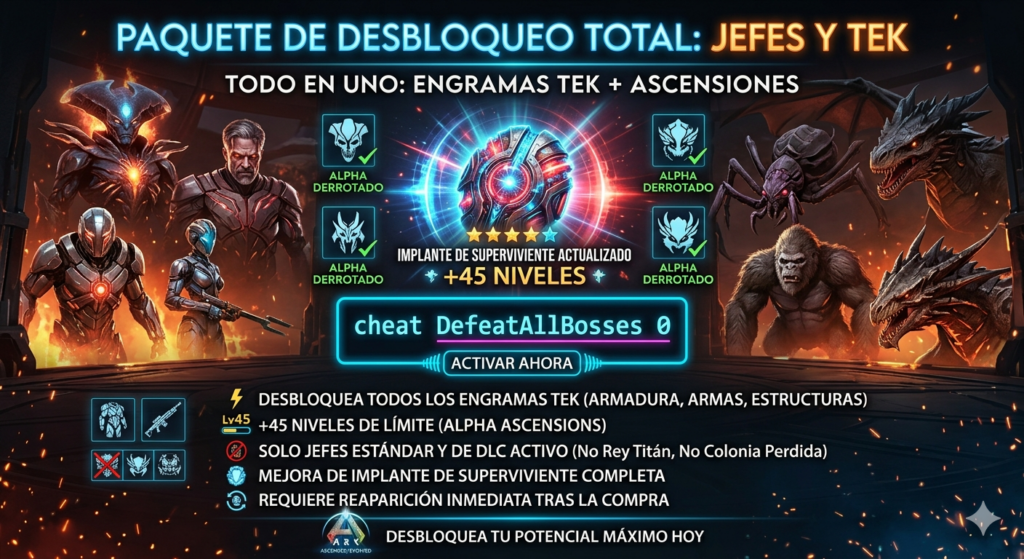desbloqueo jefes